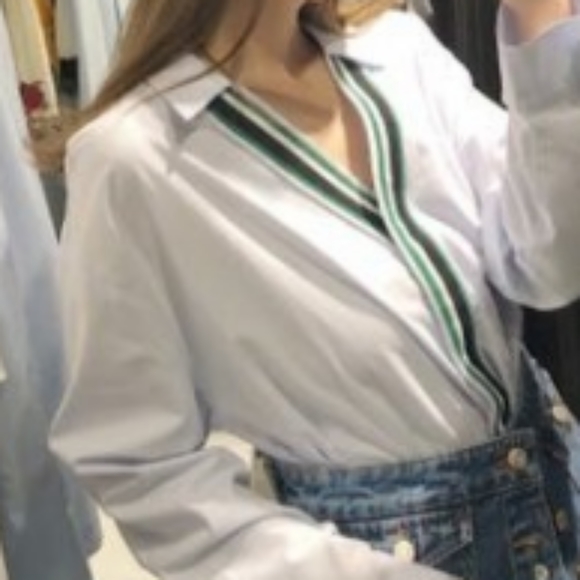 Zara Flowy Button Front Shirt, Size L - Picture 4 of 17